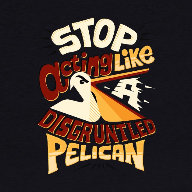 Disgruntled pelican by risarodil